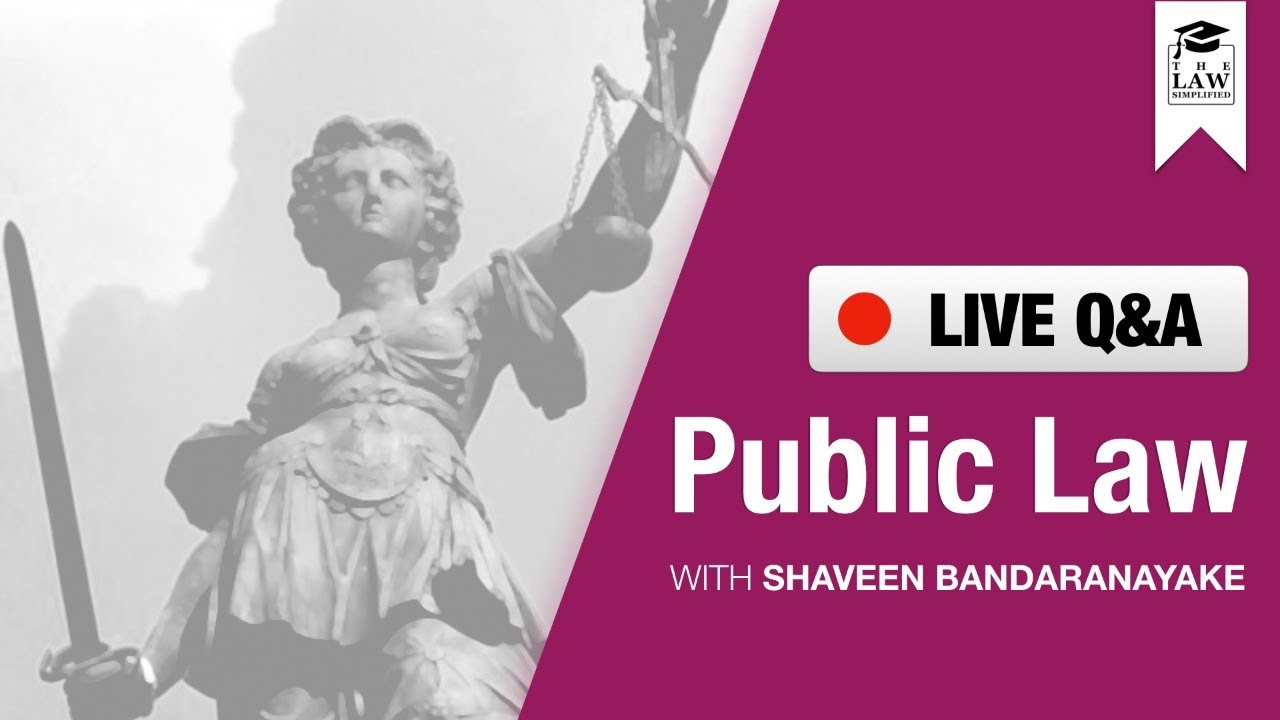 LIVE Q&A: Public Law