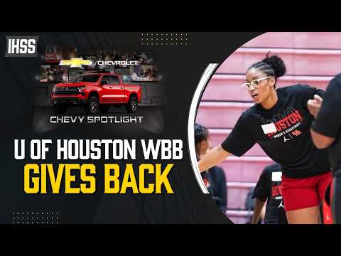 UH Women's Basketball Takes Watch Us Community Tour to Houston-Area Schools