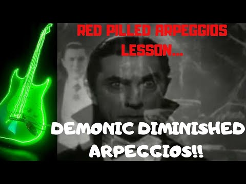 Demonic Diminished Arpeggio Sequencing Hack! - (With tabs)