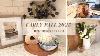 Early Fall 2023 Kitchen Decor | Decorate with Me for Early Fall | Cozy Fall Decor 2023