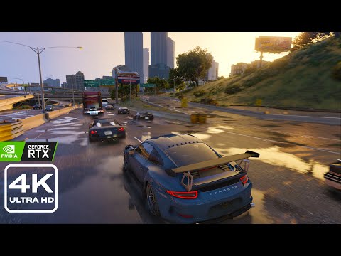 Grand Theft Auto 5 Ultra Graphics Gameplay Mods - GTA 5 PC 4K 60FPS