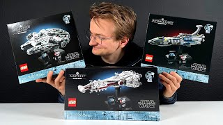 Haben die eine Existenz- Berechtigung? | LEGO Star Wars 'Starship Collection' 2024 Review!