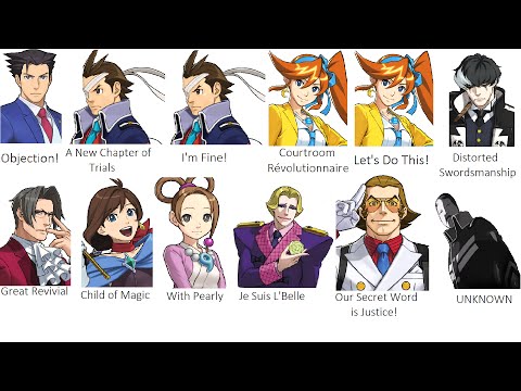 Phoenix Wright: Ace Attorney - Dual Destinies - All Character Themes
