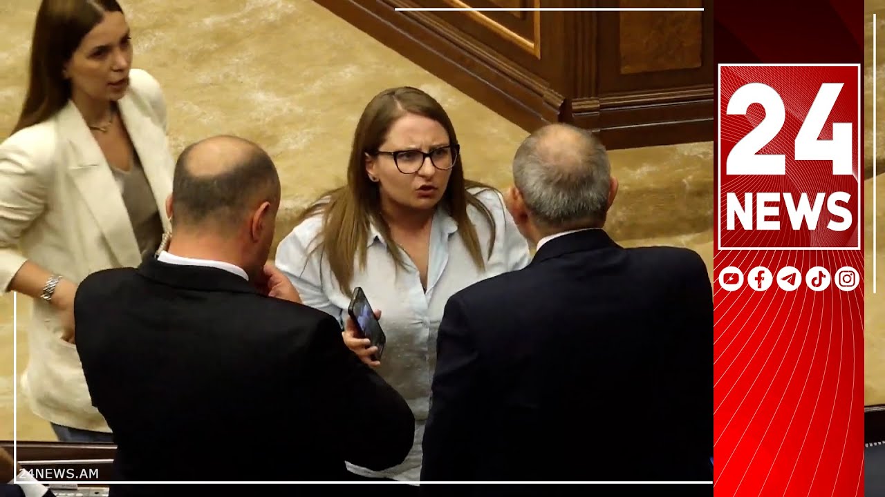 Քրիստինե Վարդանյանը մոտեցավ Փաշինյանին ու ցույց տվեց վիրավորվ ցուցարարի նկարը