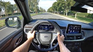 2022 Chevrolet Tahoe Z71 POV Test Drive (3D Audio)(ASMR) by MilesPerHr
