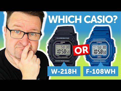 CASIO W218H vs CASIO F-108H - Which #CASIO should you buy?