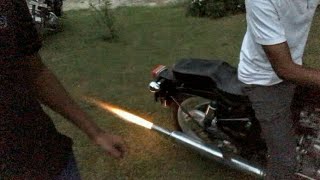 How to make Pataka sound with Bullet 350!! Latest 