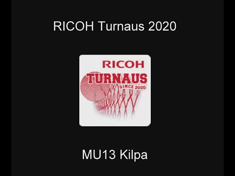Ricoh tournament 2020 MU13 Kilpa Alkulohko 24.01 HNMKY - KTP