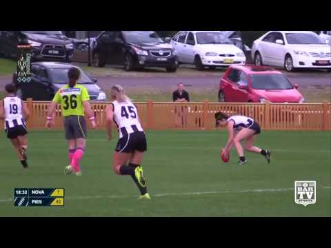 2017 BDAFL Women's Round Highlights - Wyong Lakes Magpies v Newcastle Novas