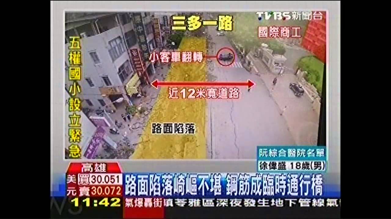 高雄氣爆／三多一路滿目瘡痍　宛如戰爭現場