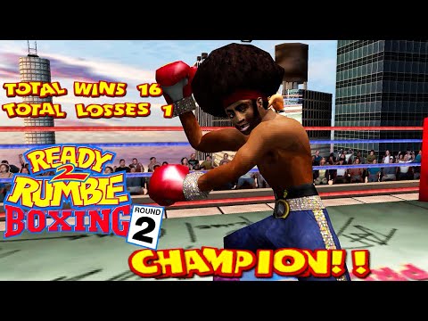 Ready 2 Rumble Boxing: Round 2 Final Boss + All Secret Characters Gameplay - Full HD
