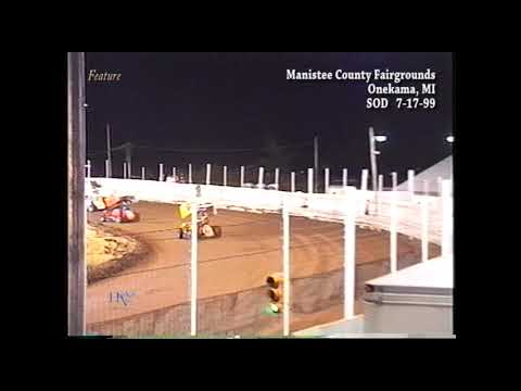Sprints On Dirt (360s) - Onekama County Fairgrounds Manistee, MI July 17, 1999 Saturday