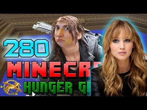 Minecraft: Hunger Games w/Mitch! Game 280 - JENNIFER LAWRENCE!