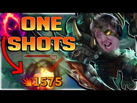 Dark Harvest... WTF RIOT?? RENGAR ONE SHOTS ANYTHING NOW! DARK HARVEST RENGAR JUNGLE GAMEPLAY