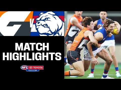 GWS v Western Bulldogs Highlights | Round 22, 2019 | AFL