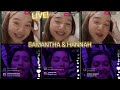 SAMANTHA PETIT IG LIVE WITH HANNAH DELA VEGA TODAY March 31 2021