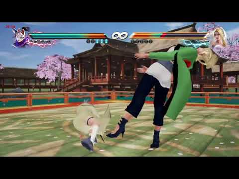 Tekken 7 kunimitsu Anko Mitarashi Mod VS Nina Tsunade mod, virtua fighter 5 Shrine stage (remake)