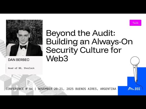Beyond the Audit: Building an Always-On Security Culture for Web3 preview