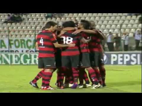 América MG 2 x 3 Flamengo - gols de Ronaldinho Gaucho