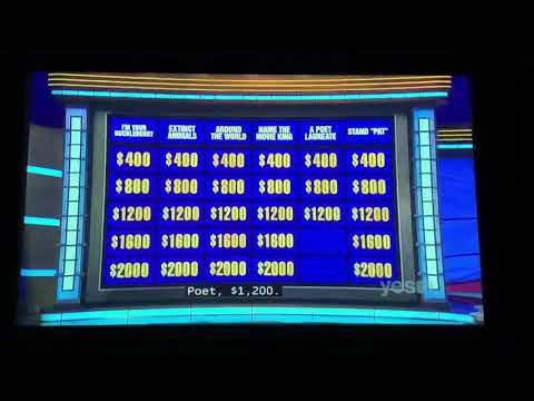 Double Jeopardy, Matt Amodio Day 12 - BACK TO BACK Daily Double’s (8/5/21)