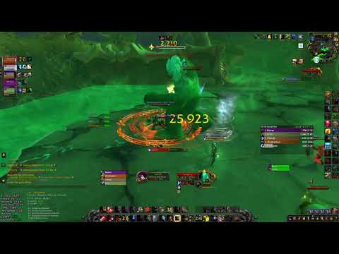 WoW Shadowlands 9.2.0 arms warrior pve Plaguefall Mythic +16 2