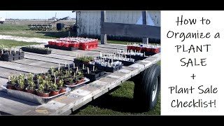 How to Organize a Plant Sale