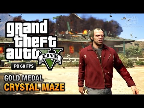 GTA 5 PC - Mission #20 - Crystal Maze [Gold Medal Guide - 1080p 60fps]