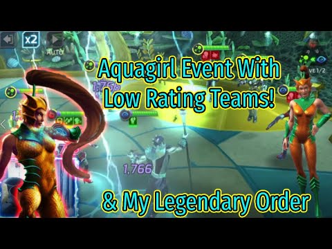 Using Low Rating Teams To Beat The Aquagirl Challenge! | Dc Legends