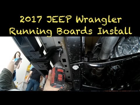 JEEP RUNNING BOARD INSTALL E182