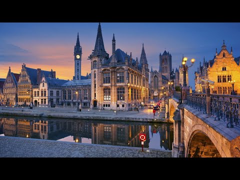 Ghent, Belgium's coolest city (4K ultra HD) | "Manhattan of the Middle Ages"