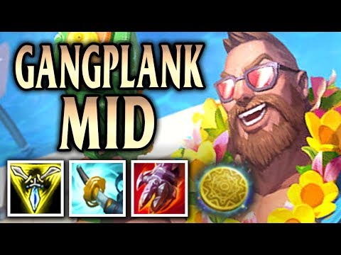 New Buffed Stormrazor Gangplank! Pool Party Gangplank Mid - League of Legends S8