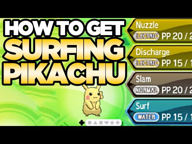 How to Get Surfing Pikachu In Pokemon Ultra Sun and Moon | Austin John Plays