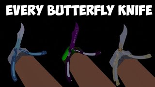 How To Get A Knife In Counter Blox Free Video Search Site Findclip - every butterfly knife in counter blox