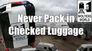 5 Things That You Should NEVER Put in Your Checked Luggage