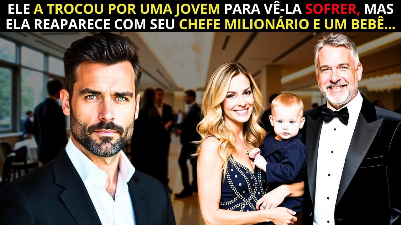 ELE A TROCOU POR UMA JOVEM PARA VÊ-LA SOFRER, MAS ELA REAPARECE COM SEU CHEFE MILIONÁRIO E UM BEBÊ..