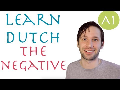 Dutch negative: niet, geen and the position in the sentence