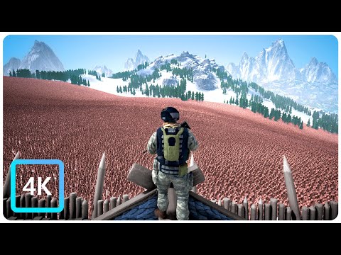 5,000 Special Rescue Team vs 3,000,000 Zombies - Ultimate Epic Battle Simulator 2 UEBS 2 (4K)