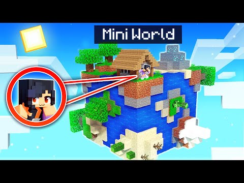 We're TRAPPED On A MINI WORLD In Minecraft!