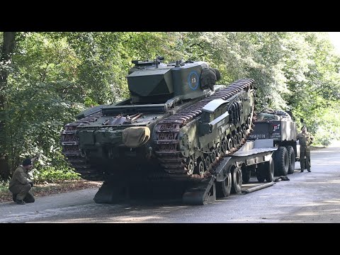 Liberation Task Force XXX Corps/ Loading the Churchill tank / Operation Market Garden 2024