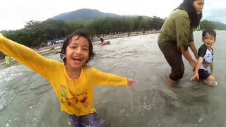 preview picture of video 'Pantai Gedambaan Sarang Tiung Kotabaru keluarga Tambak 2'