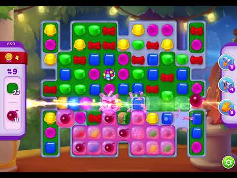 HomeScapes Level 859 no boosters (16 moves)