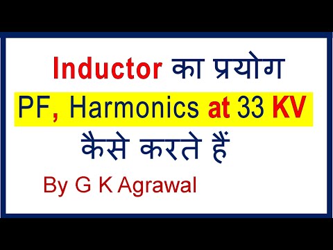 Inductor use in LC circuit for Power factor & Harmonics, Hindi Video