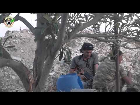 استهداف تحركات قوات النظام في جبهة وادي الضيف بواسطة رشاش بي كي سي من قبل لواء مغاوير التوحيد