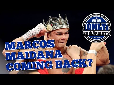 MARCOS MAIDANA ABOUT TO COME BACK TO BOXING?