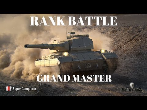 World of Tanks PS4 Super Conqueror GRAND MASTER!! Rank Battle