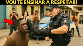 POLICIAL ESPANCA HOMEM NEGRO… MAS SE AJOELHA AO DESCOBRIR SUA VERDADEIRA IDENTIDADE.