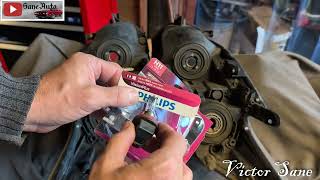 How to Replace a Toyota Prius headlight bulb Philips H11 vs LED