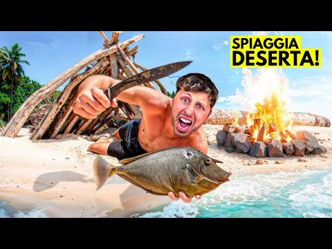 INTRAPPOLATO su una SPIAGGIA DESERTA per 48 ORE! *NAUFRAGIO*