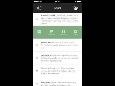Sms Pronti e Frasi d'Amore Video