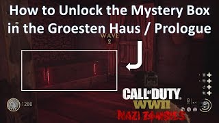 How to Unlock Mystery Box in Groesten Haus Map and Prologue (COD WWII)